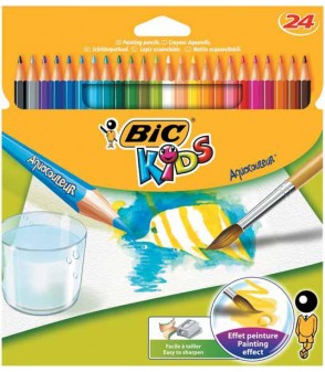 Crayons aquarellables - BIC